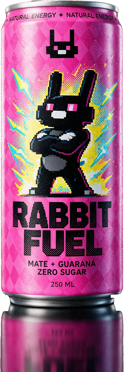 Rabbit Fuel 250 ml — Natural Energy, mate + guaraná